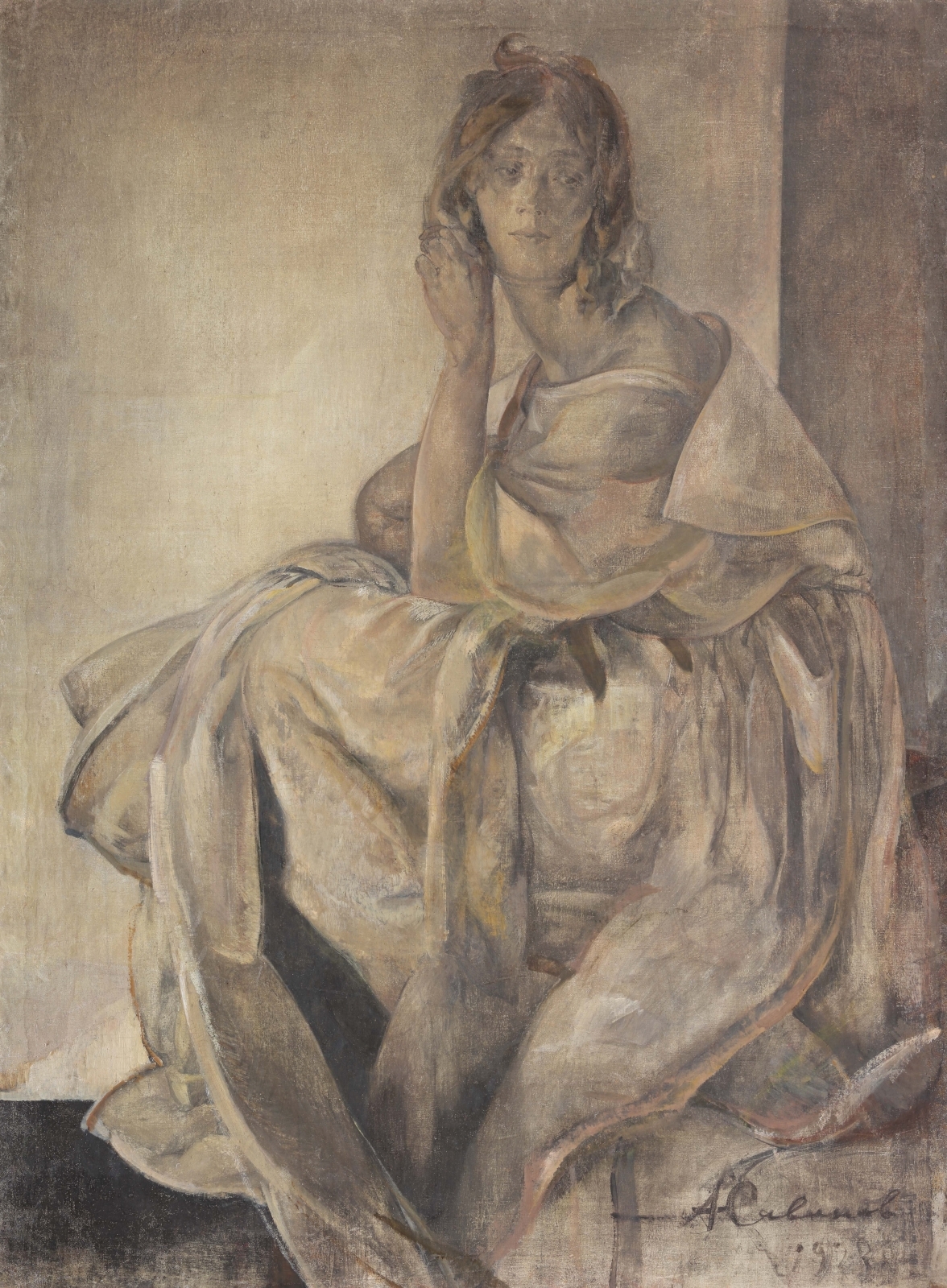 Портрет Надежды Неслуховской. 1923
