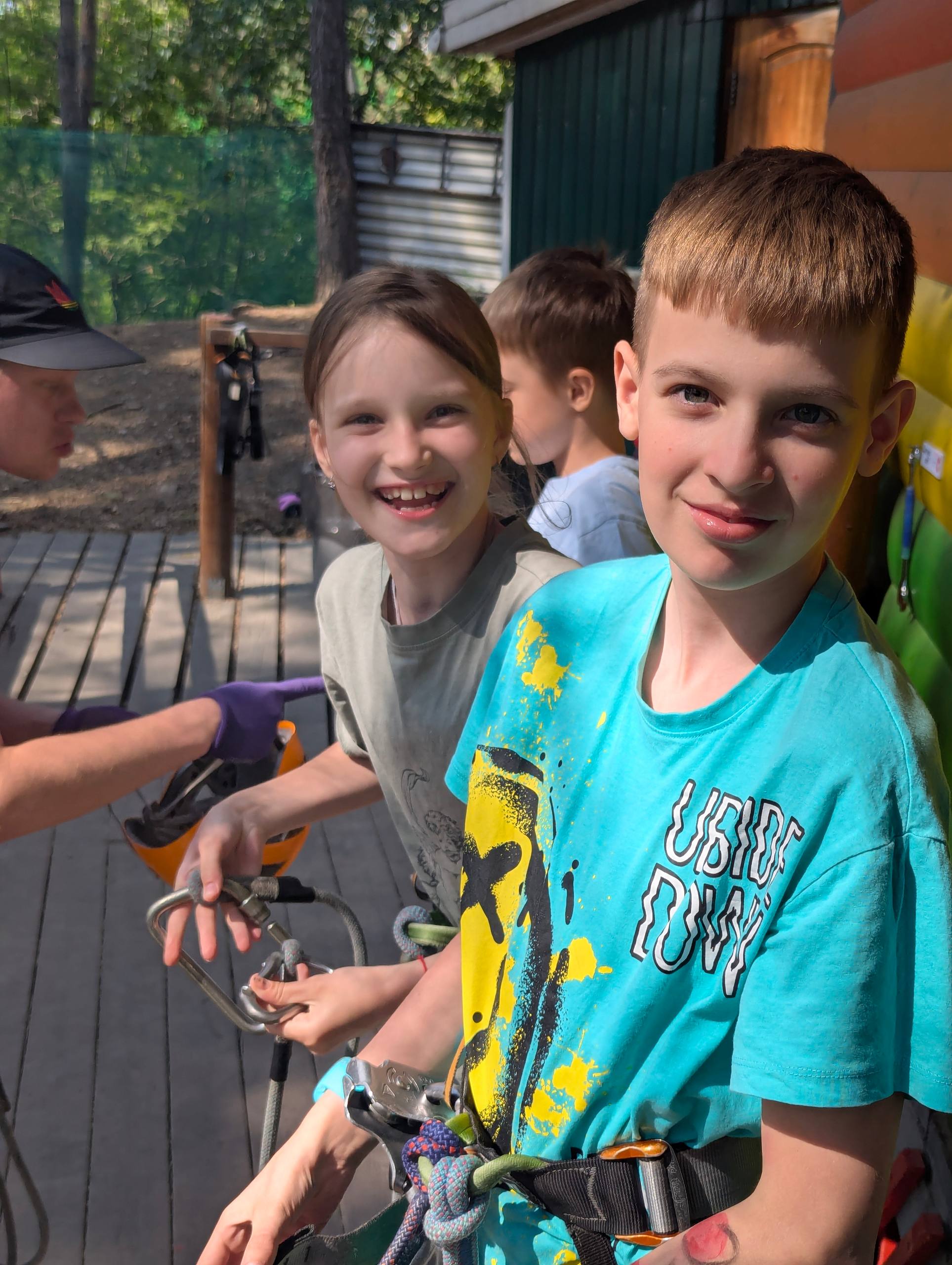 Дети в лагере Speechy