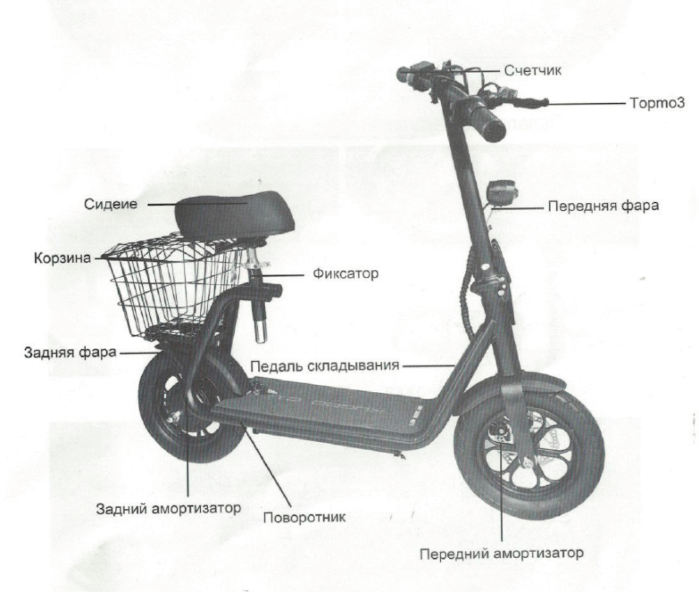 Фара для самоката kugoo