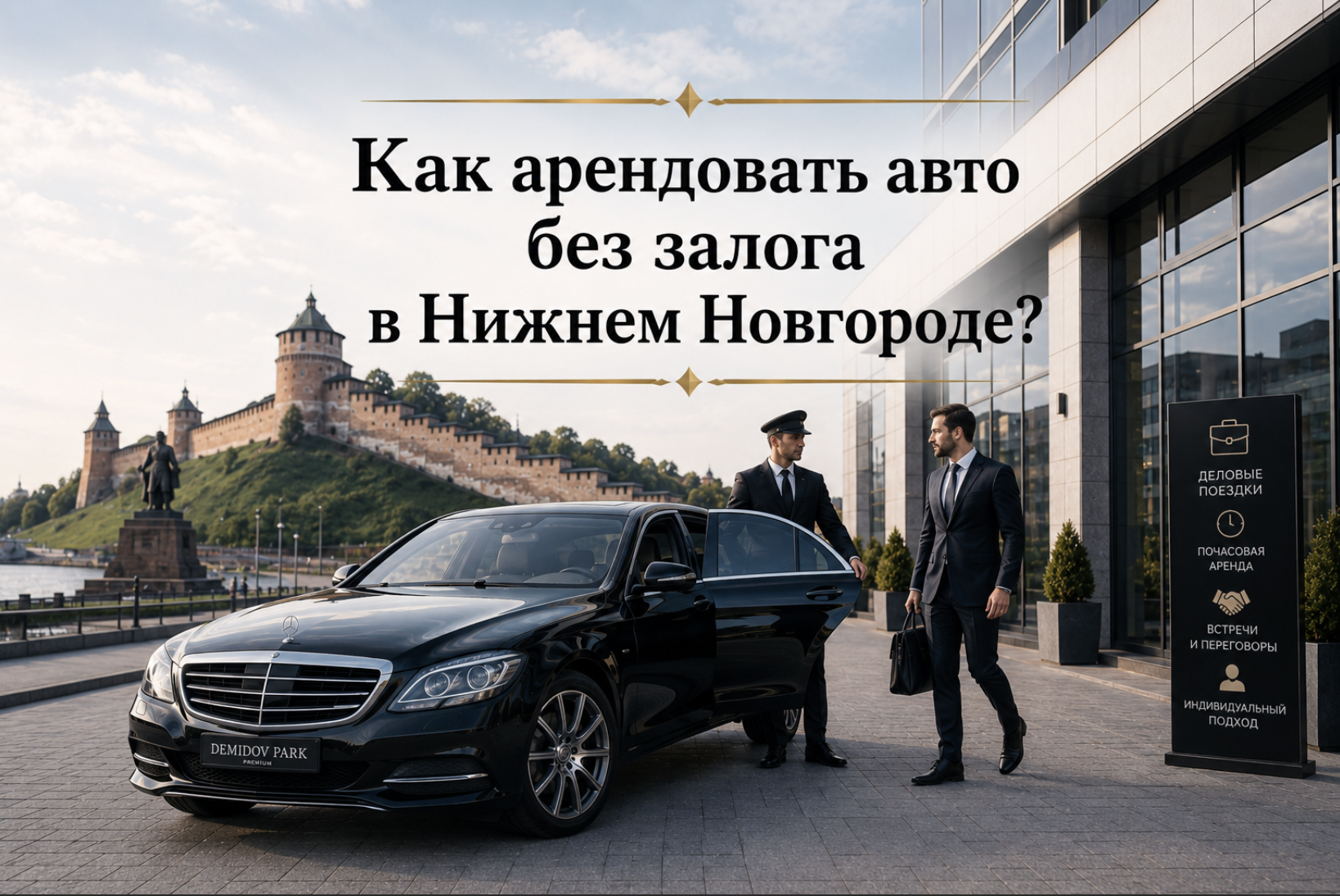 Как арендовать авто без залога в Нижнем Новгороде  Демидов Парк