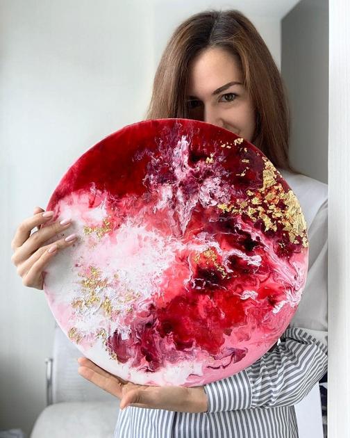 Мастер-классы по эпоксидной смоле в Москве в студии живописи \"Воздух\"