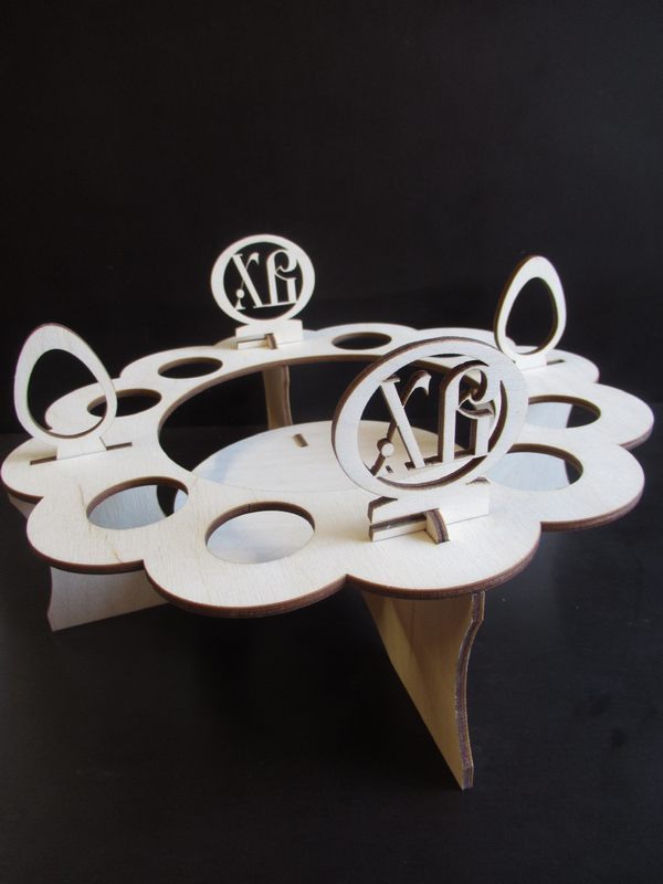 Подставка под яйца 8 штук из фанеры