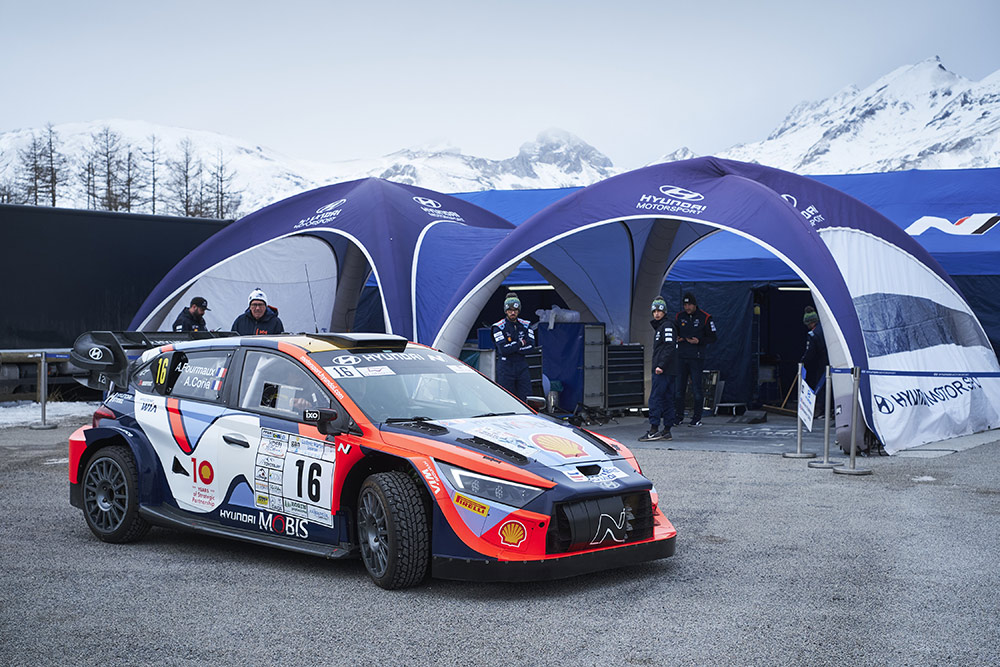 Адриен Фурмо и Алекс Кориа, Hyundai i20 N Rally1, Rallye Hivernal du Devoluy 2024