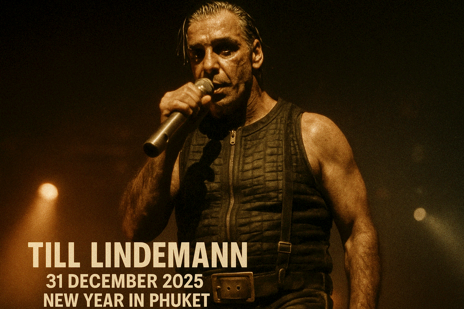 Новый год с Тиллем Линдеманном на Пхукете Представьте: вы встречаете 2026 год под мощные риффы и харизматичный вокал Тилля Линдеманна, фронтмена Rammstein, на фоне тропического острова Пхукет. Концерт Тилля Линдеманна 31 декабря 2025 года — это кульминаци