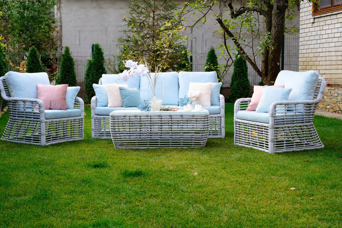 Мебель для лаундж зон из искусственного ротанга от фабрики Malacca