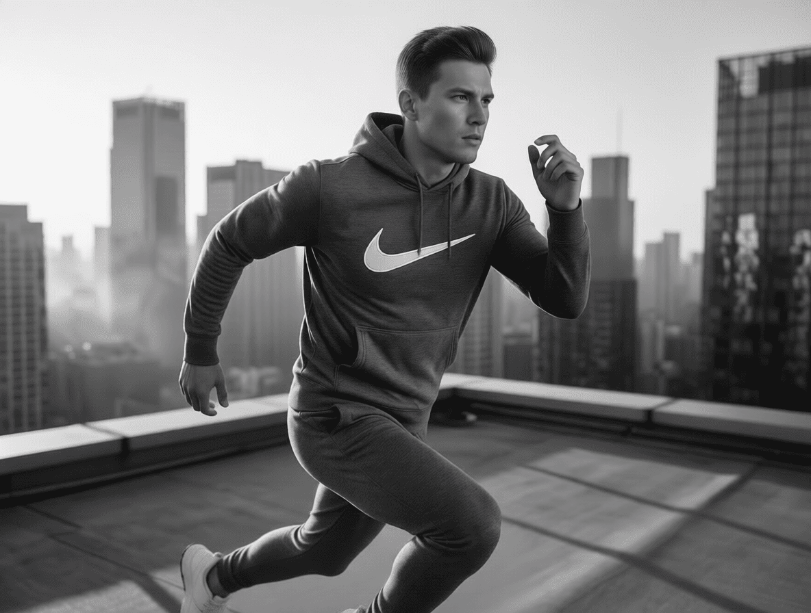 Найк мужской худи с капюшоном