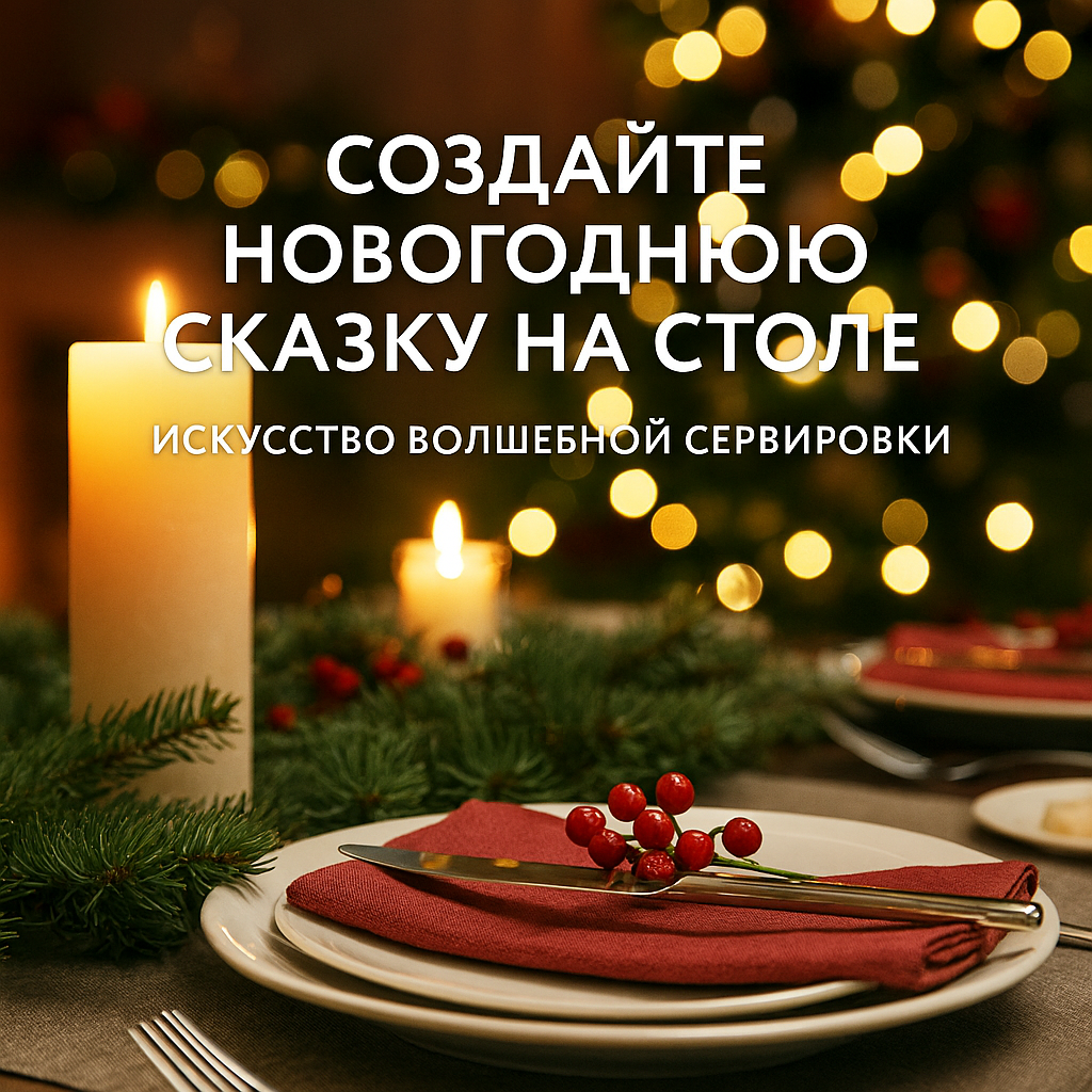 сервировка новогоднего стола - ресурс Я НАЙДУ