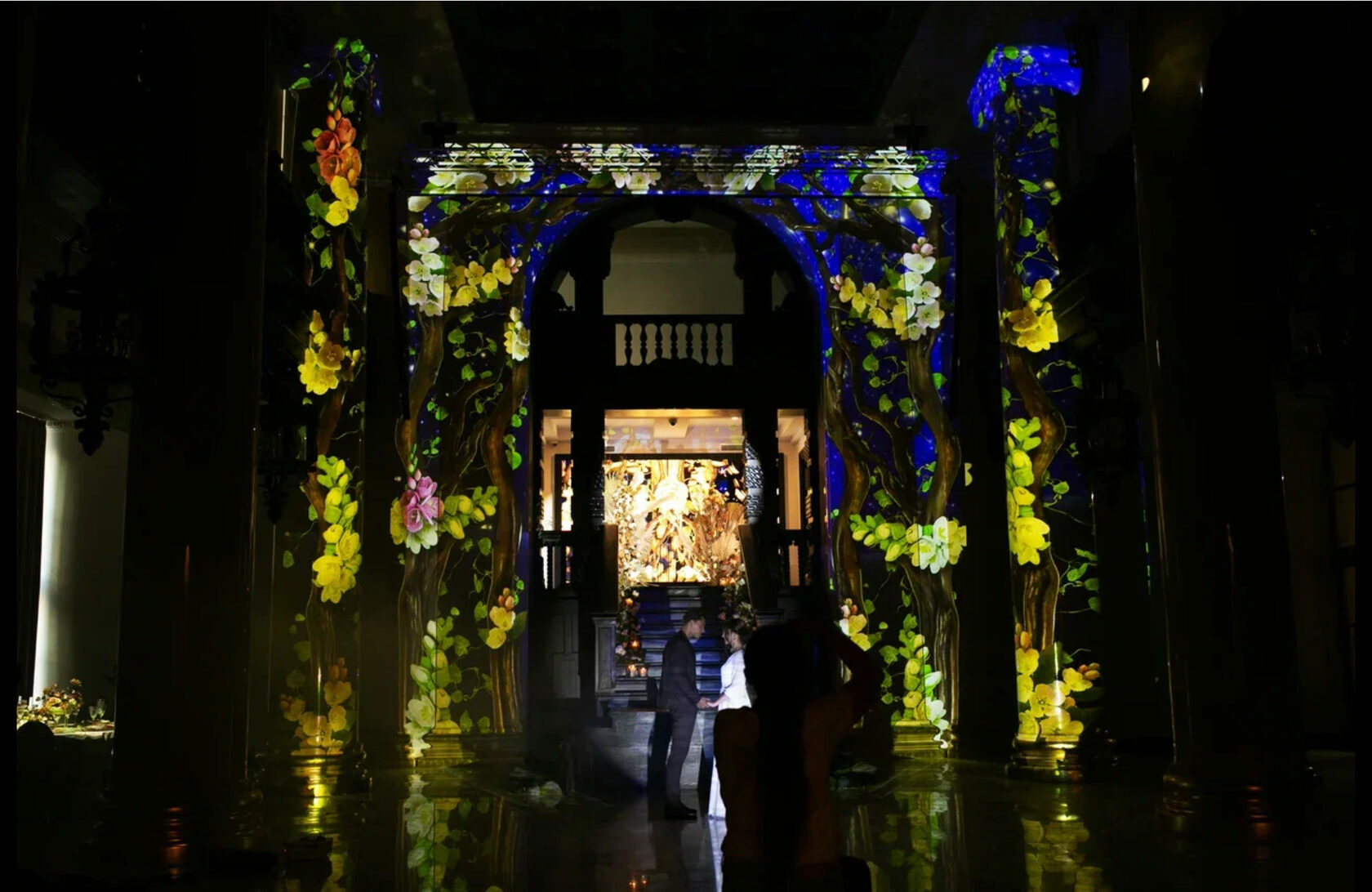 Свадьба с 3 mapping эффект