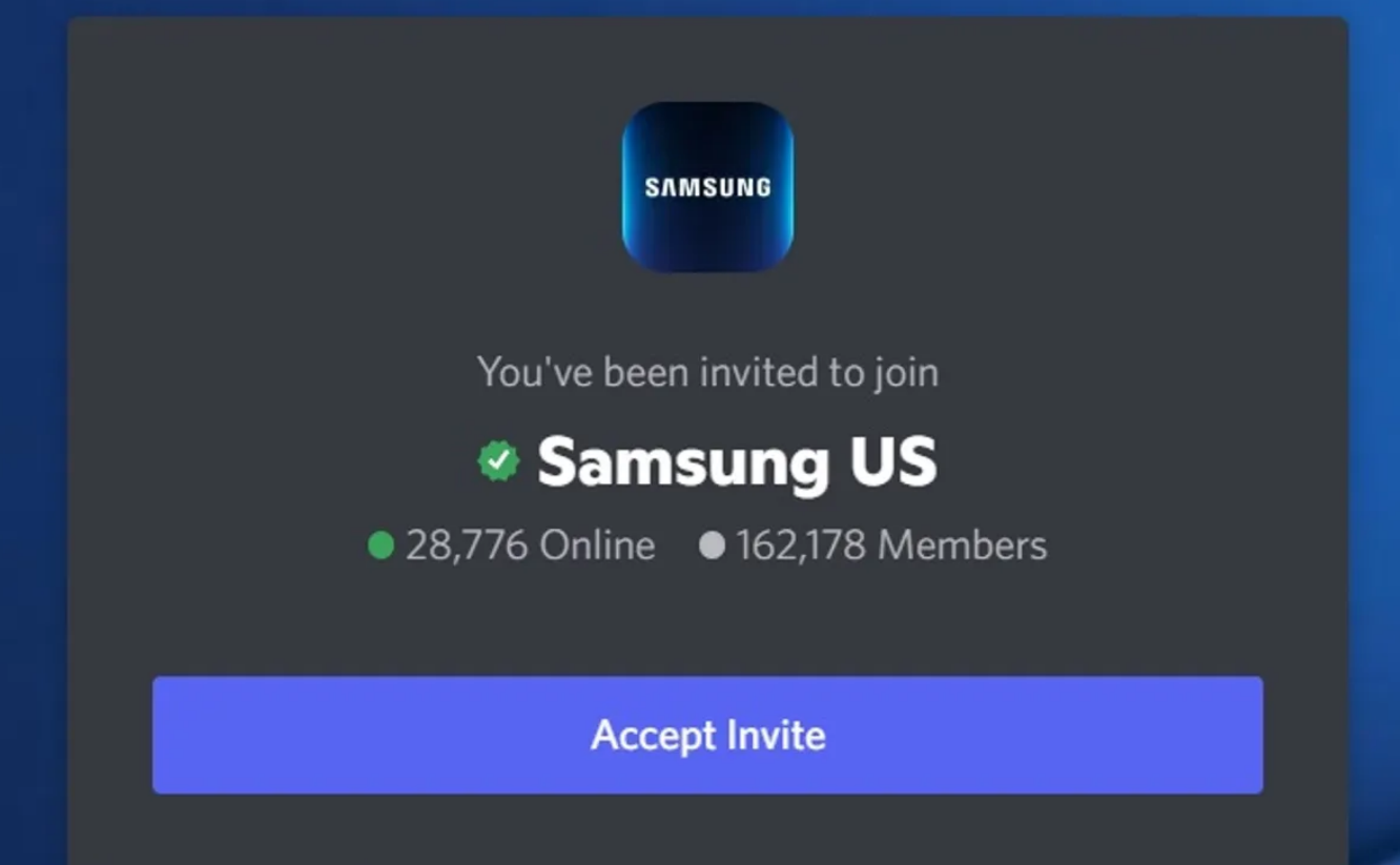 Samsung Discord server