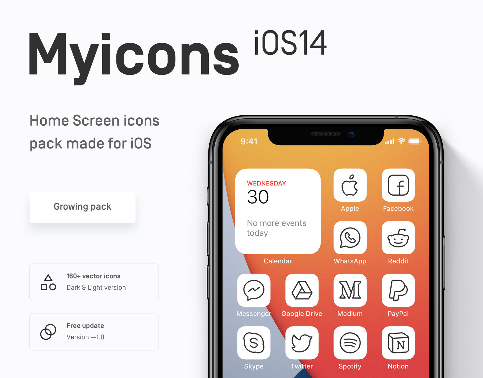 Myicons — Premium iOS 14 home screen icons pack
