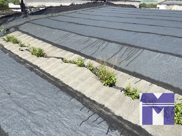 Аварийное состояние кровли здания