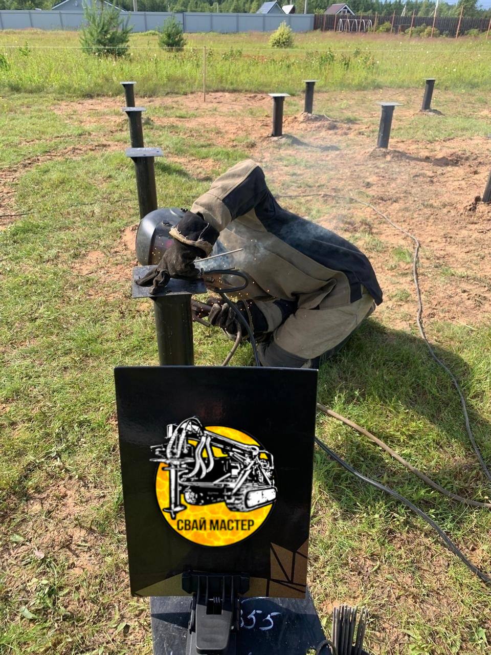 Сварочные работы и обвязка свай