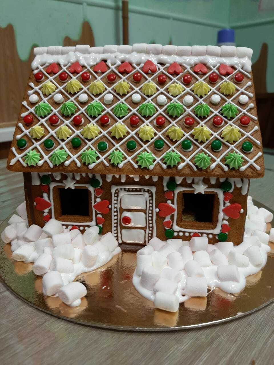 Рождественский пряничный домик