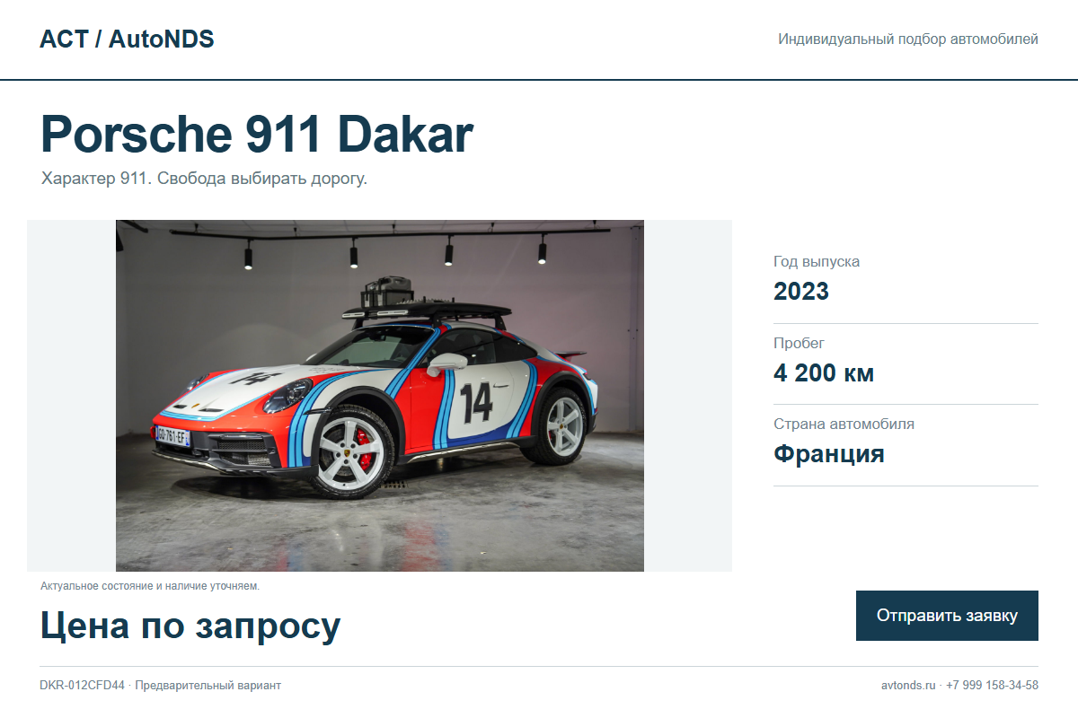 Porsche 911 Dakar DKR-012CFD44