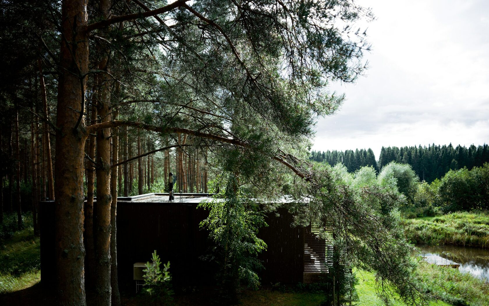 Модульная баня Барн в стиле barnhouse
