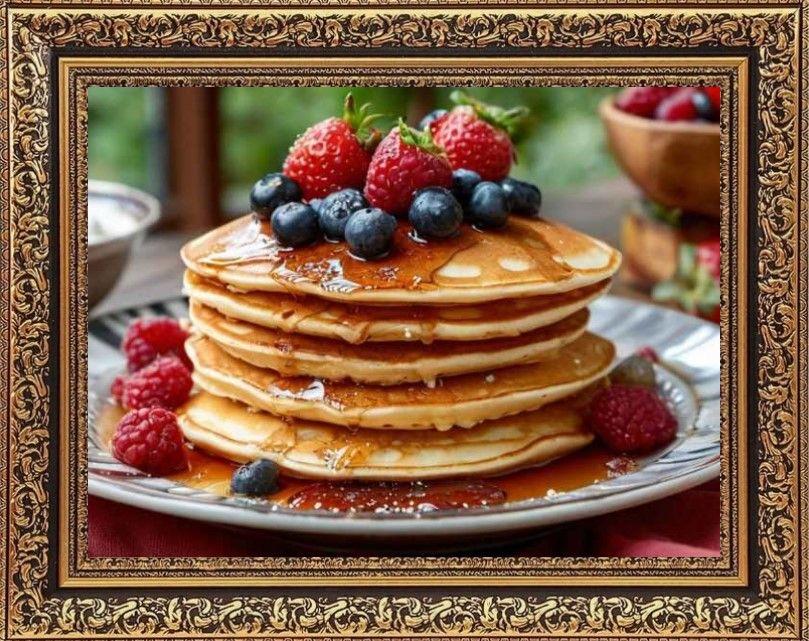 американские панкейки на молоке