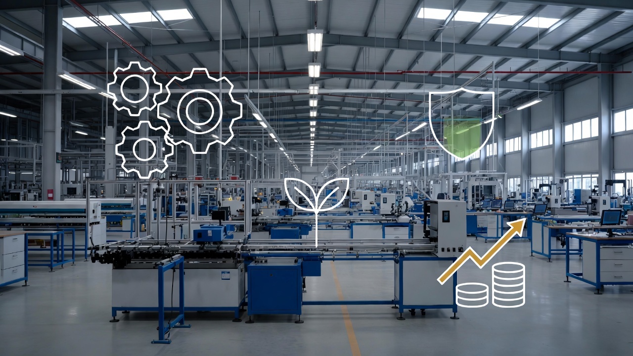 Производственный цех: современное оборудование для формовки полимерного ворса