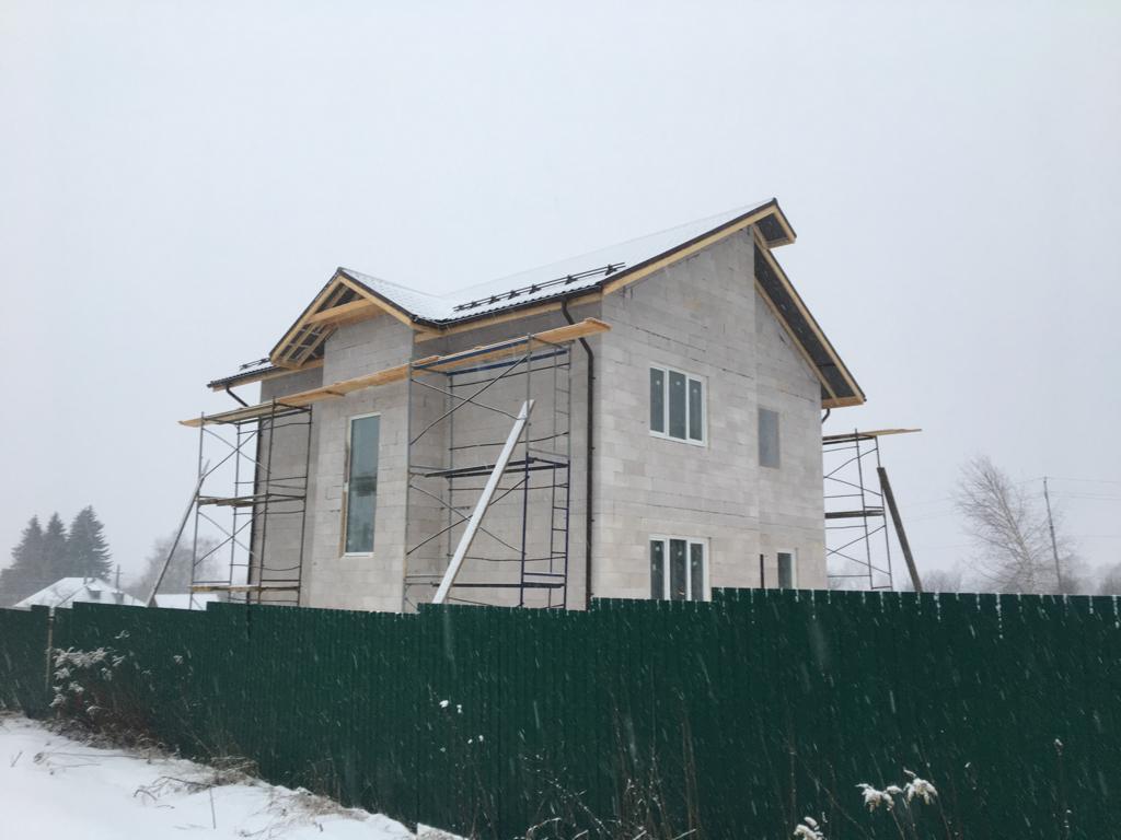 Построить дом из газобетона в Можайском районе | Дома из пеноблока 🏡 -  проекты под ключ по выгодным ценам в Можайске