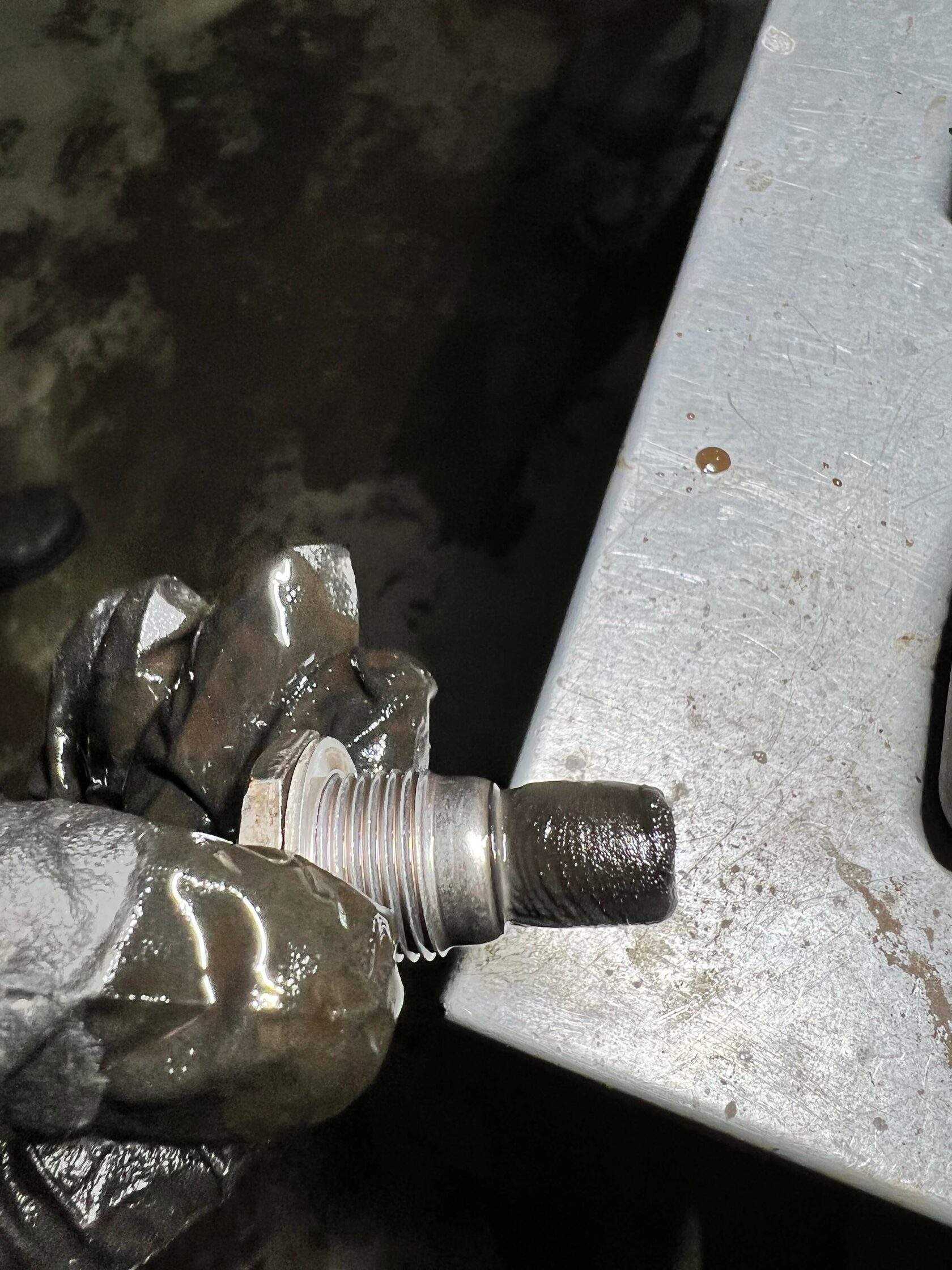 Состояние магнита пробки АКПП