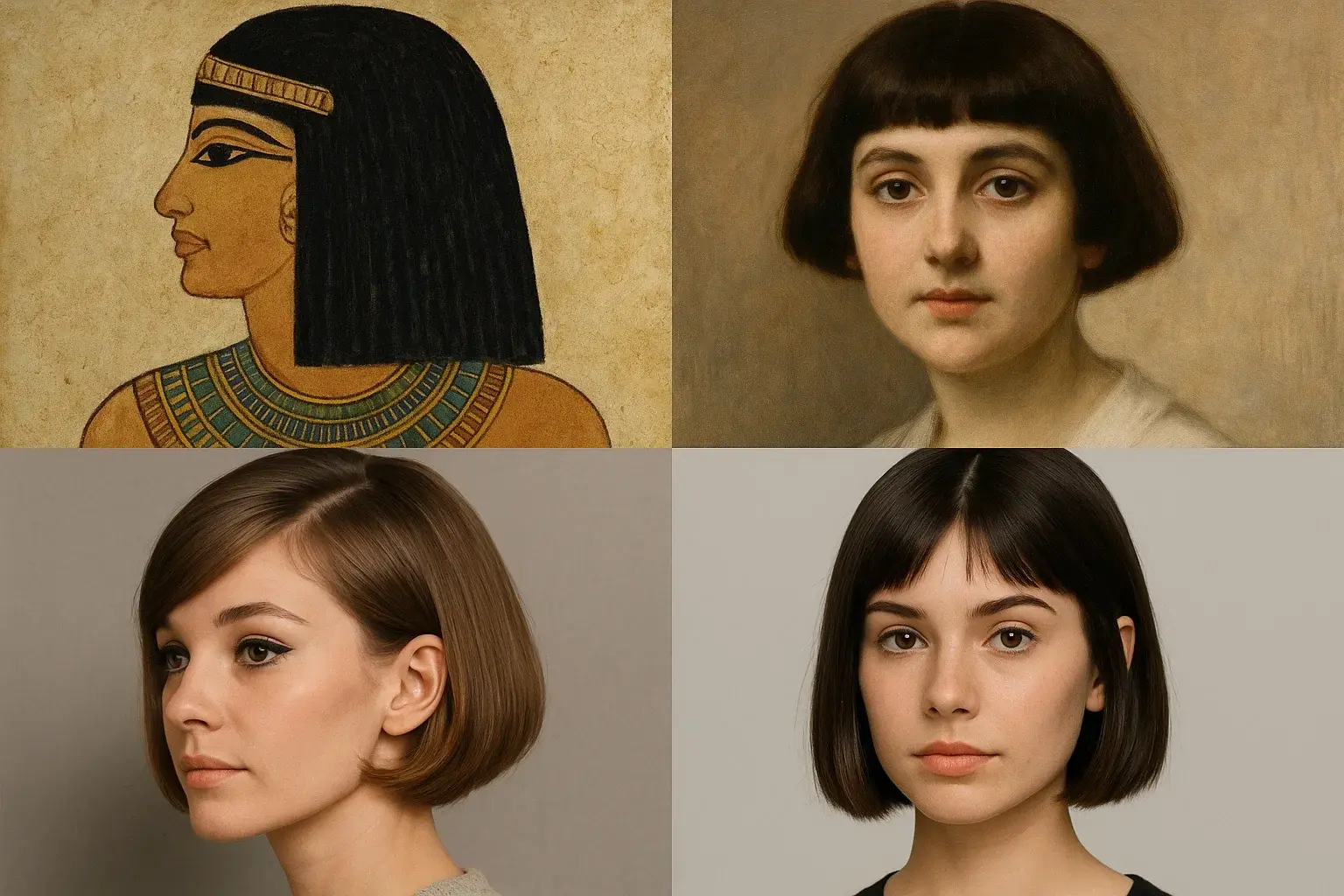 история стрижки каре от Древнего Египта до современного стиля