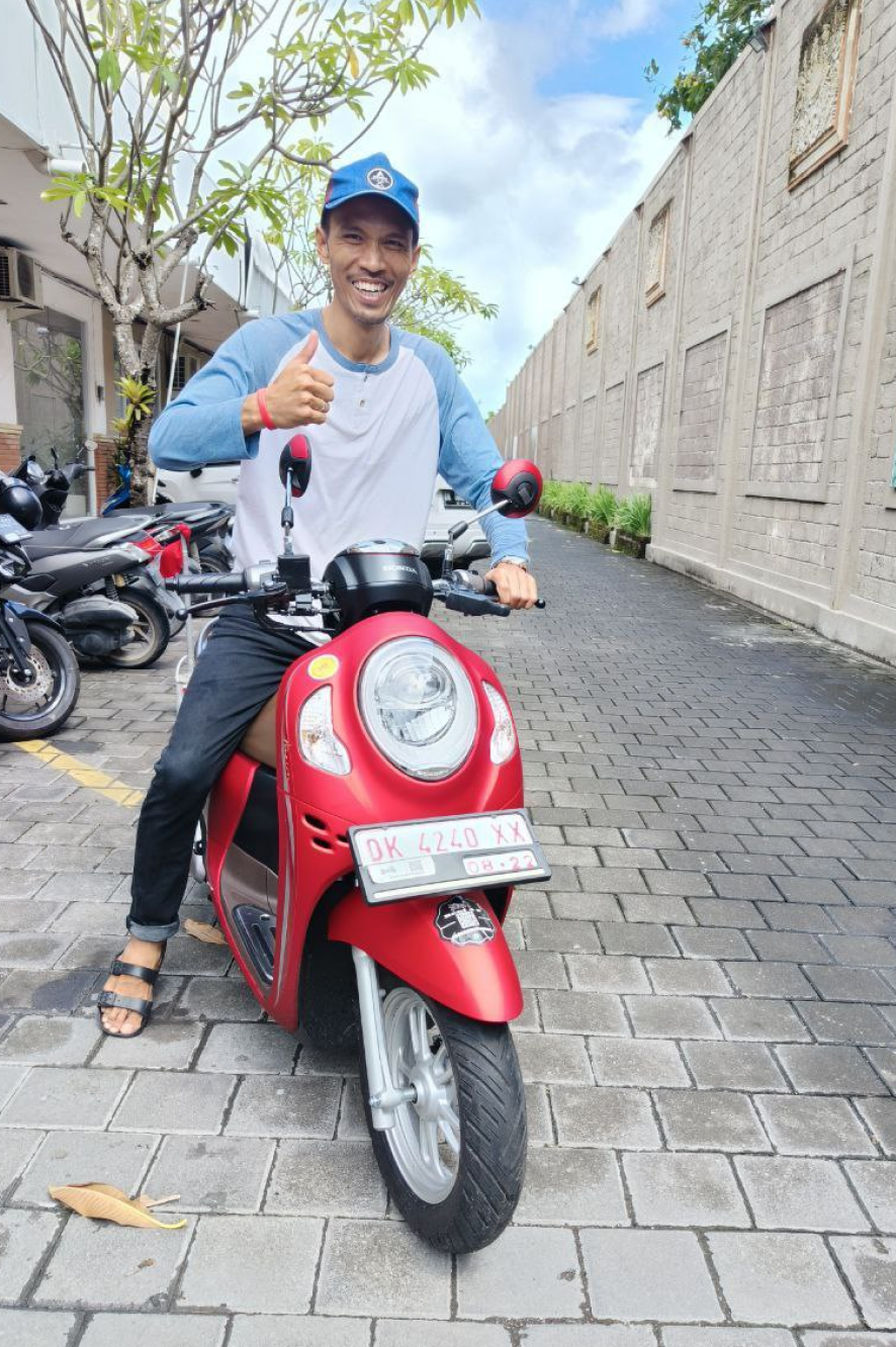 New motorbikes and scooters rental in Bali