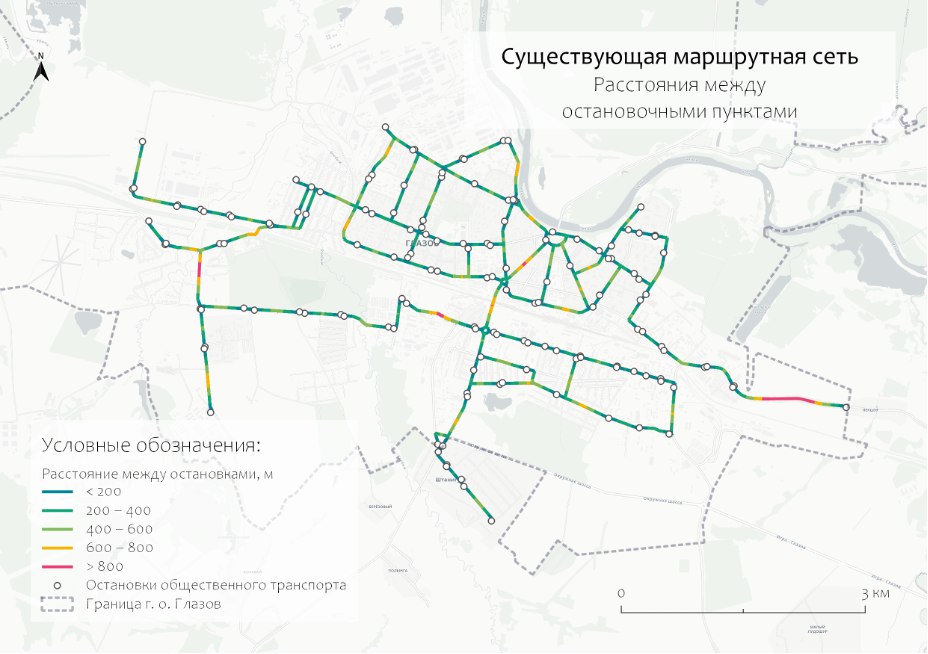 Схема движения автобусов в глазове