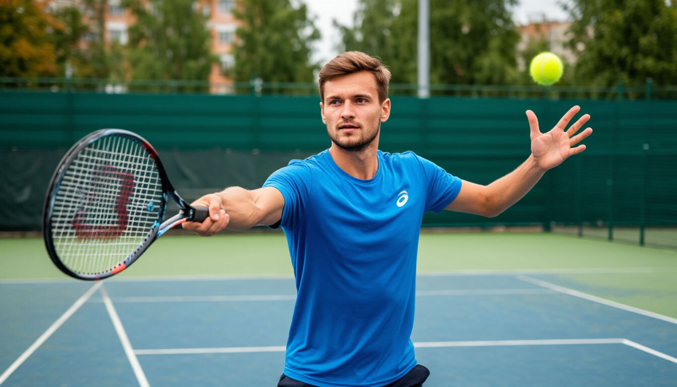 Подача в теннисе