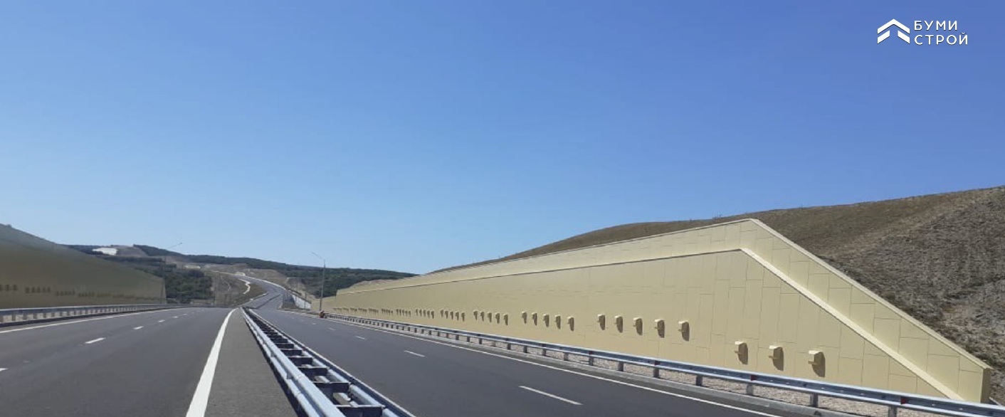 Подпорные стенки автомобильной
дороги Таврида г. Керчь