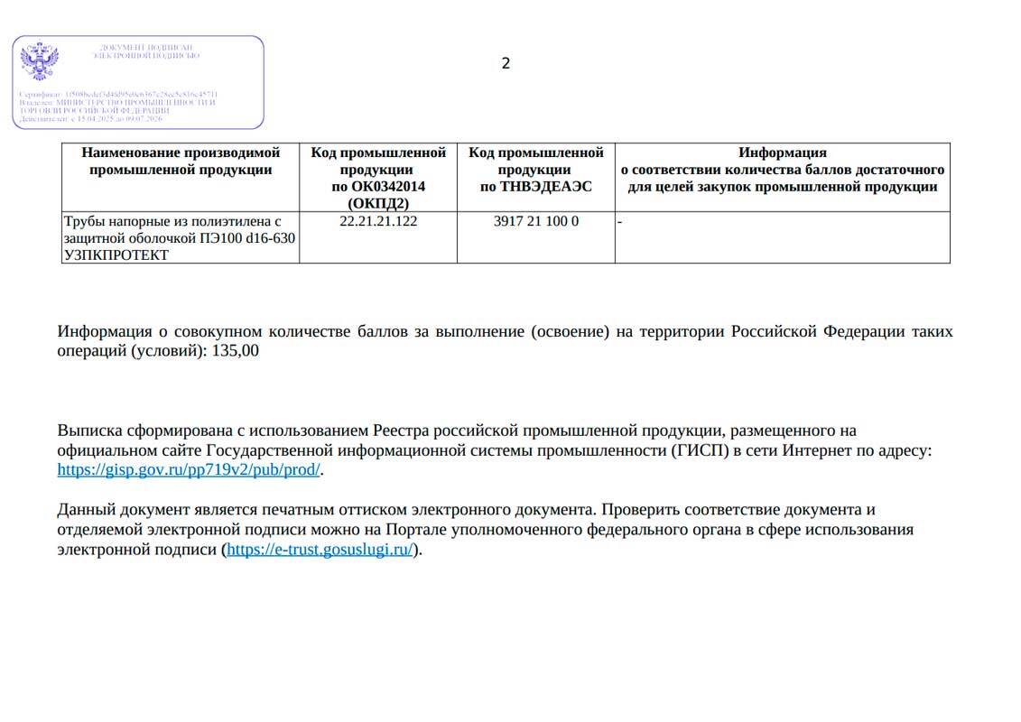 Выписка из реестра (страница 2)