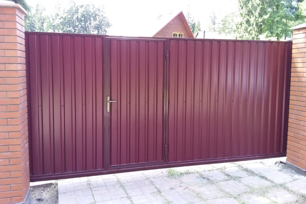 Ворота откатные <br> без наполнений