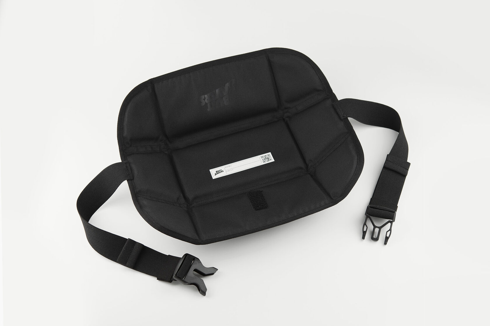 Поджопник M-10-P_Stealth Black— складная сидушка. Разложенный