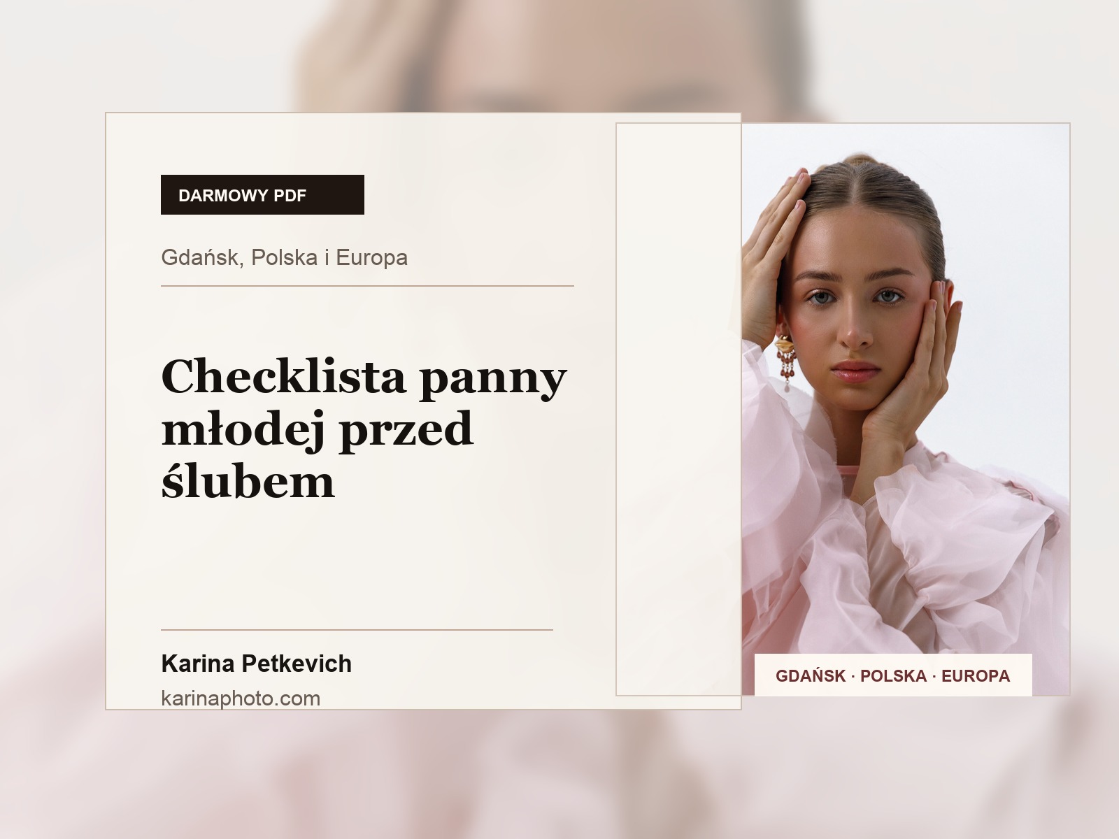 Checklista panny młodej przed ślubem: co przygotować i czego nie zapomnieć