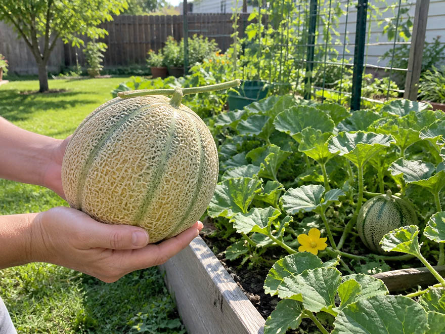 A homegrown melon harvest, a difficult crop worth growing