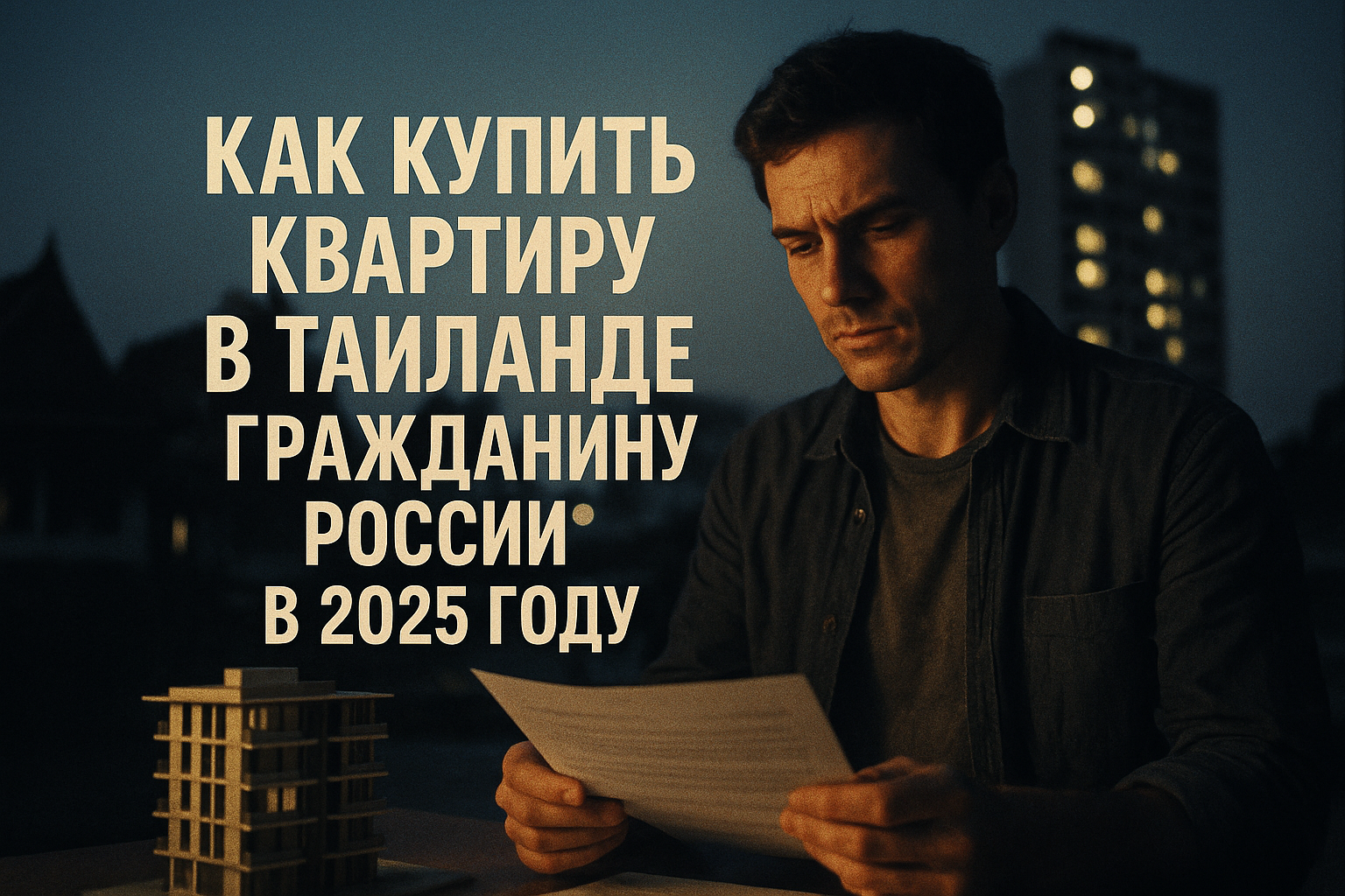 Мечтаете о собственной квартире на Пхукете, где тёплое море, пальмы и доход от аренды 5–10% годовых? В 2025 году покупка недвижимости в Таиланде для россиян — это реальный шанс вложить деньги в ликвидный актив, получить визу Thailand Privilege и наслаждат