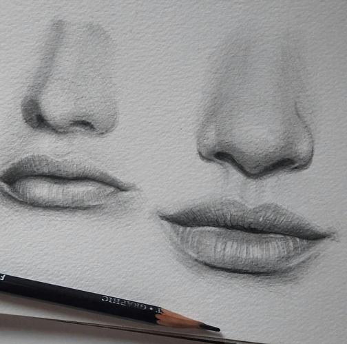 Рисуем губы  Lips drawing, Lips sketch, Art drawings sketches