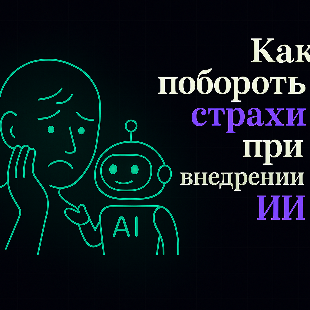 Как побороть страхи при внедрении ИИ — статья My Vision