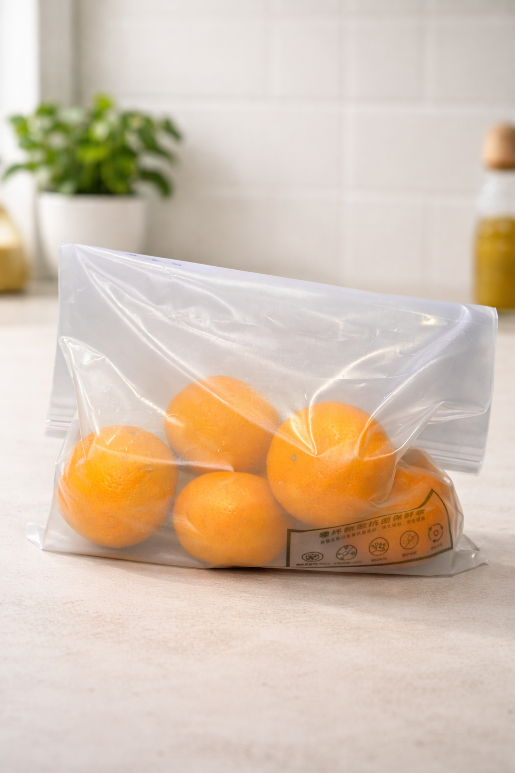 Пакет 6мкм с зим-замком который сохраняет свежесть продуктов фото 1