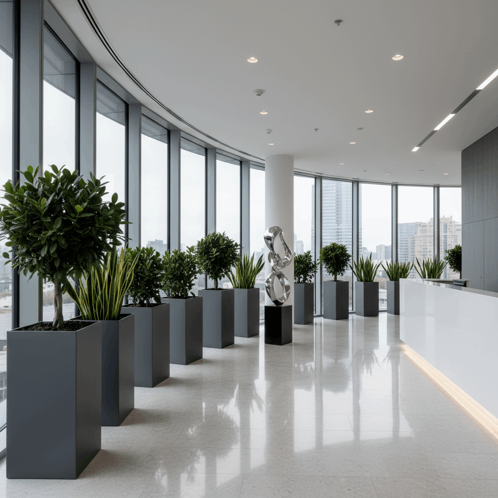 Озеленение коммерческого помещения 