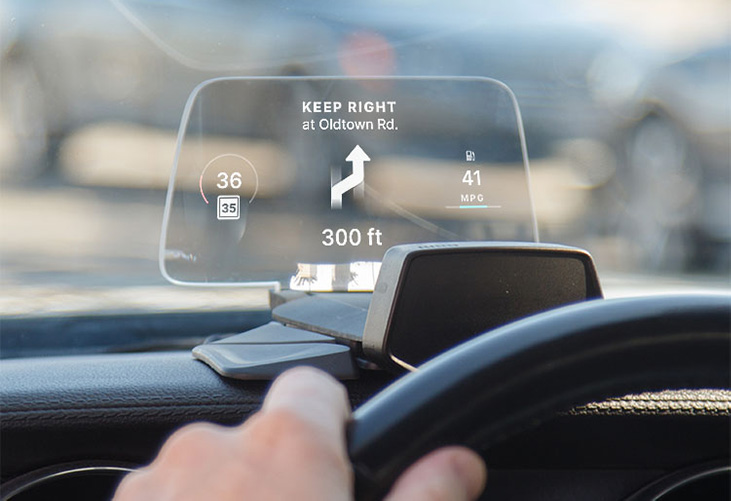 Heads-up display to stay focused on the road | HUDWAY Drive