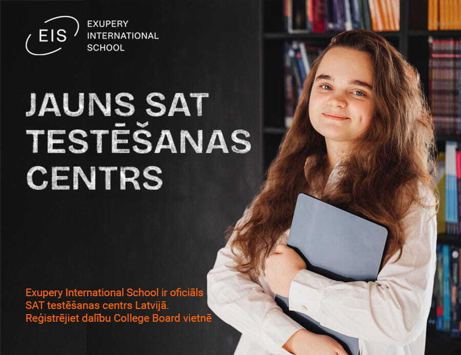 SAT eksāmenu kārtošana Ekziperī Starptautiskajā vidusskolā