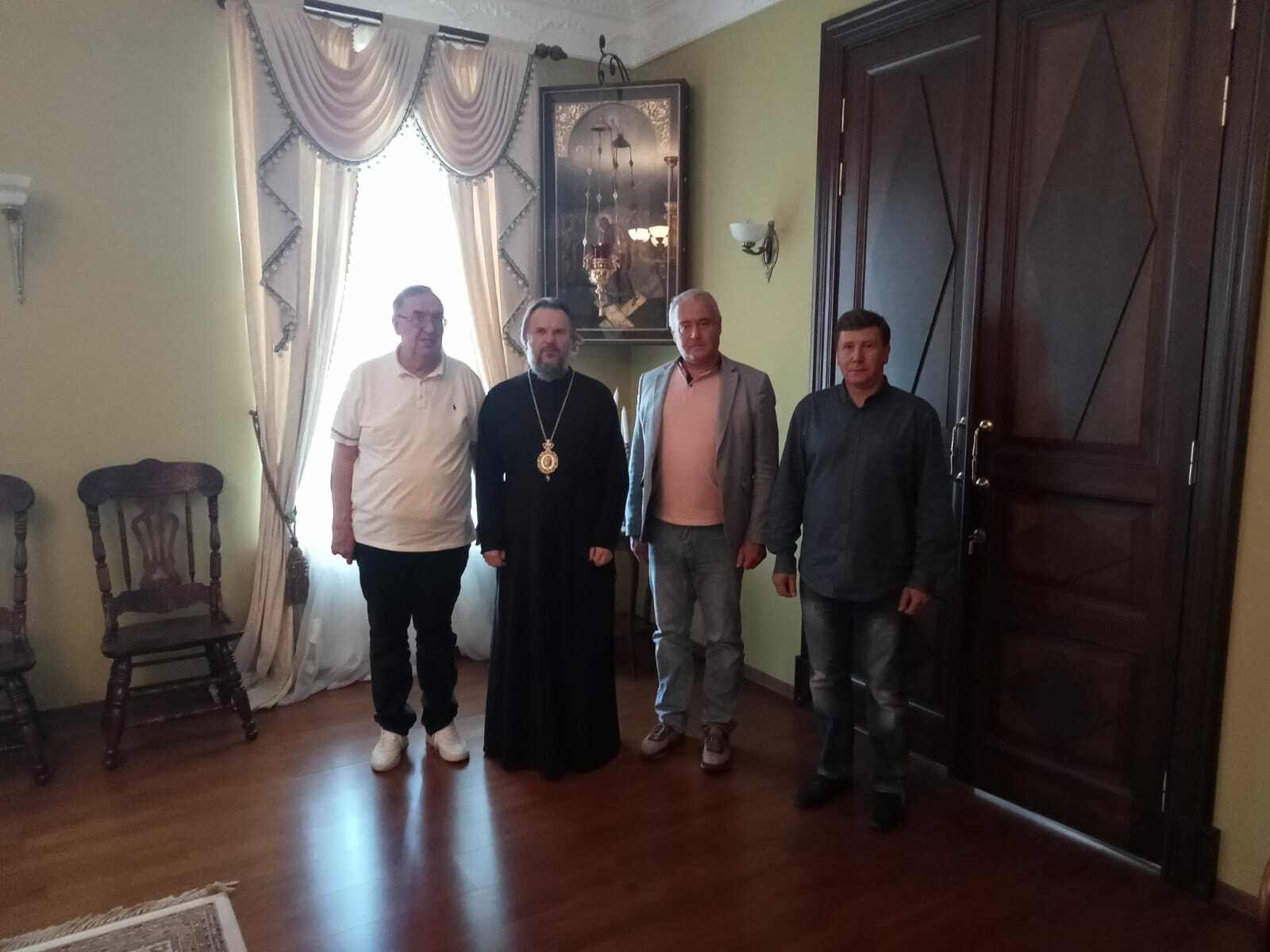 Встреча президента Фонда Агапова Алексея с митрополитом Тверским и Каширским Амвросием