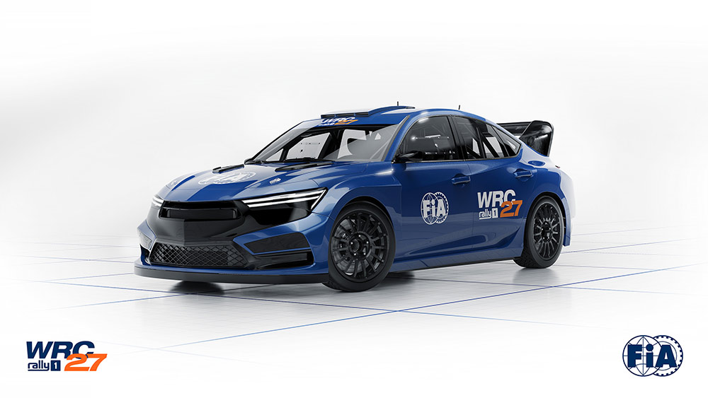 Художественное изображение предполагаемого автомобиля группы WRC27