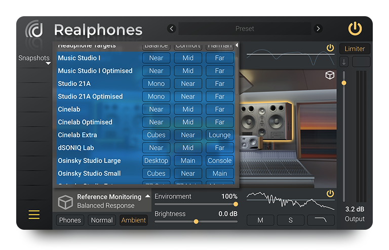 How to quickly set up Realphones 2