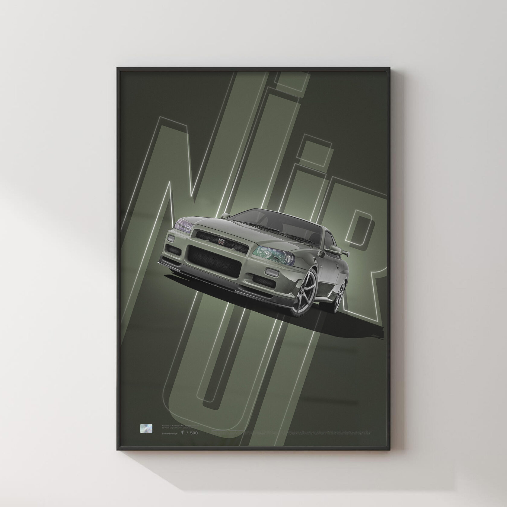 Купить постер Nissan Skyline R34 GT-R M-Spec NÜR – Aclassica