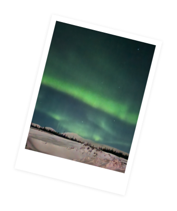 северное сияние, фотография