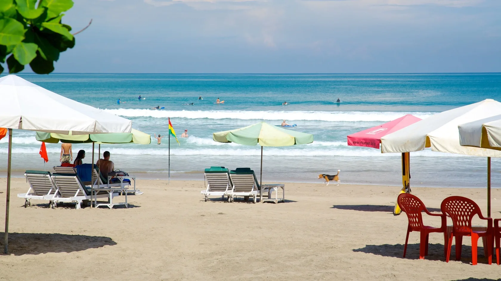 Double Six Beach Sunbathing 7 am