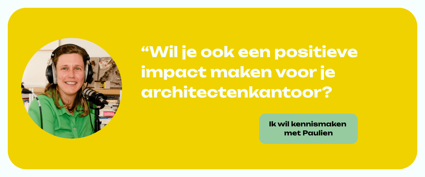 Boek een kennismakingsgesprek met Paulien van Dear Architects