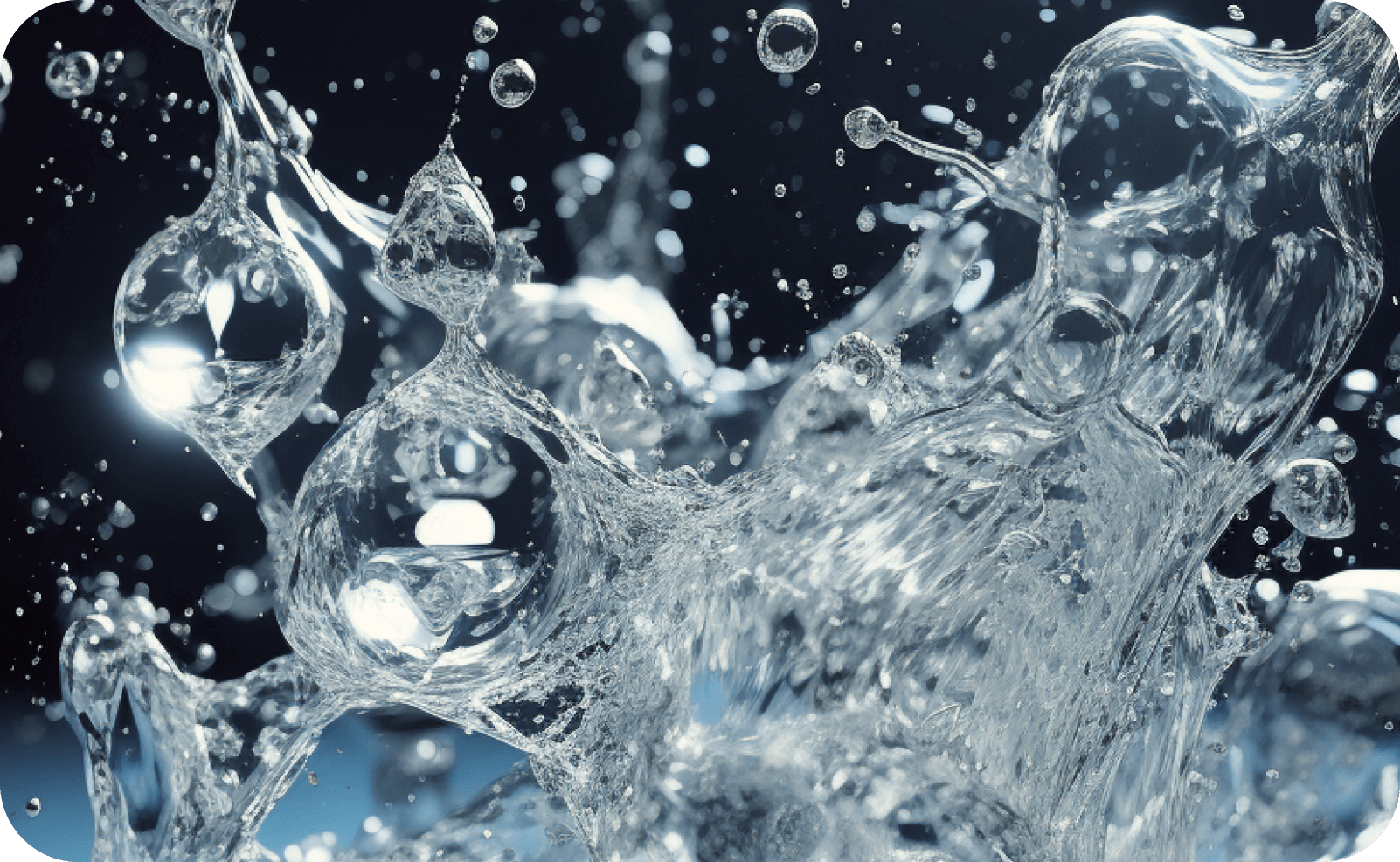 Всплески серебряной воды