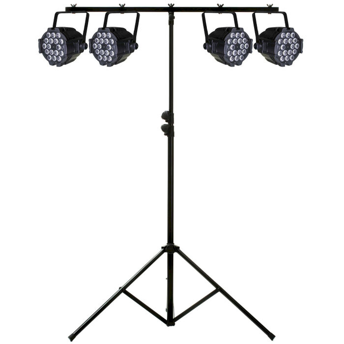 Stand 18. Led par 1815. Led par ADJ световая стойка. 4 Led par на стойке. Свет led par.