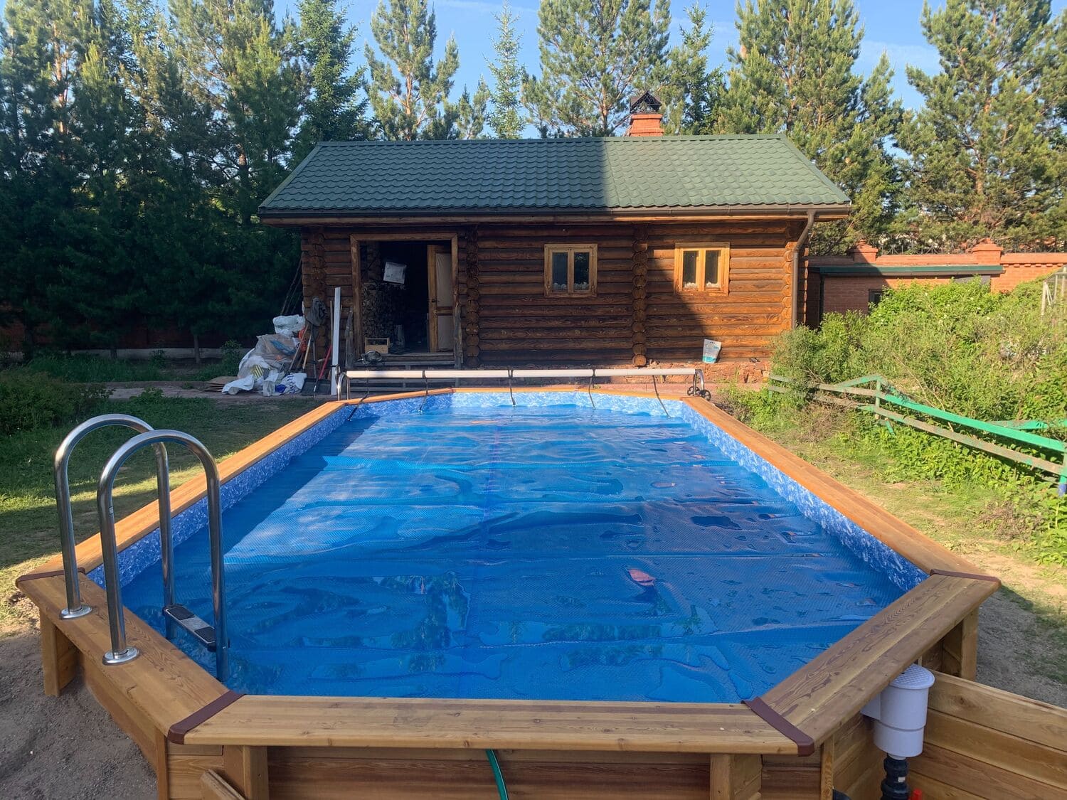 Каркасный дом в Славянск-на-Кубани бассейн Каркасный дом в Славянск-на-Кубани бассейн